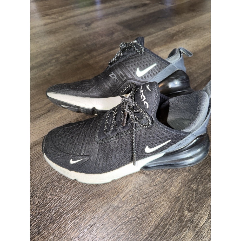 Nike Air Max 270 Black White Casual Sneakers Shoes Women's Size 8.5
